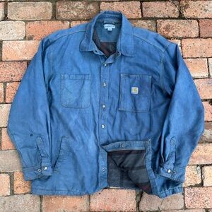 Carhartt Denim Blue Shirt Jacket
